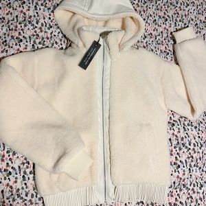 CREAM SHERPA JACKET // CREAM TEDDY JACKET